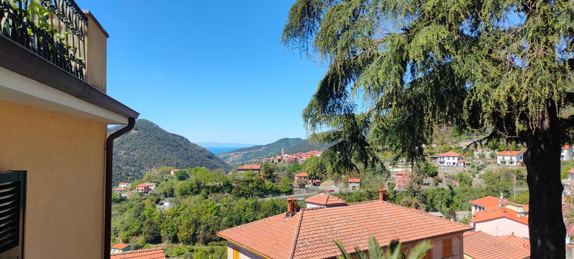 Camera Tra Le Cinque Terre, Camogli E Portofino. Vista Valle E Scorcio Mare All'Orizzonte Castiglione Chiavarese Dış mekan fotoğraf