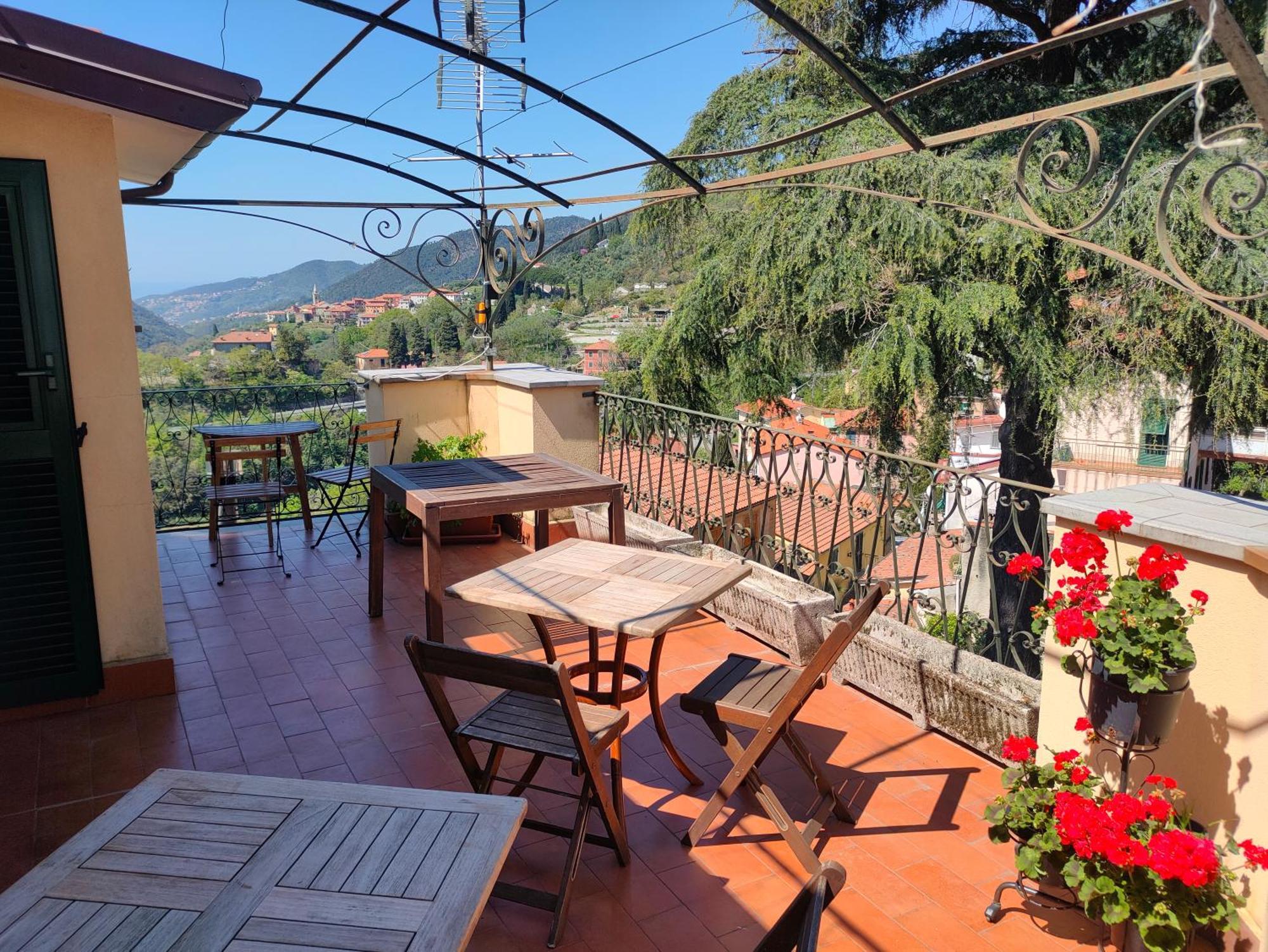 Camera Tra Le Cinque Terre, Camogli E Portofino. Vista Valle E Scorcio Mare All'Orizzonte Castiglione Chiavarese Dış mekan fotoğraf